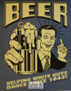 Beer RETRO Humorous Poster Postcard by Classico SF #186-001, 11x14"