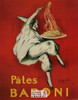 Baroni Pasta 1921 French Advertising Poster Postcard by Classico SF #194-514, 11x14"