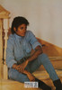 Michael Jackson Vintage French Poster, Editions Nugeron #AF100, 11x15.25"