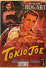Humphrey Bogart Tokyo Joe Vintage French Movie Poster, Editions Nugeron #E26, 11x15.25"