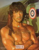 Sylvester Stallone Vintage French Poster, Editions Nugeron #MP357, 11.75x15"