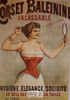 Baleinine Corset 1900's Ad Vintage French Poster, Editions Nugeron, 11x15.25"