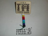 Bashore Scout Reservation 1984 Camper Award Neckerchief Slide, Plastic, Lancaster Lebanon Council