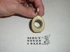 Axe and Log Neckerchief Slide, Molded Plastic, new in package