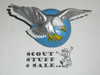 Eagle in Flight Plastic Neckerchief Slide, by Torchy Plastics #5