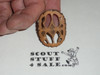 Artistic Wood Slice Neckerchief Slide #3