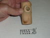 Round Wood Carved Neckerchief Slide #17