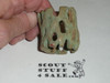 Round Wood Carved Neckerchief Slide #19