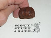 Round Wood Carved Neckerchief Slide #21