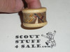 Round Wood Decorated Neckerchief Slide #4