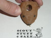 Beaver Head Neckerchief Slide