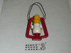 Carved Wood Lantern Neckerchief Slide