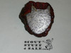 Wood Slice Neckerchief Slide with Cat Face