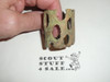 Round Wood Carved Neckerchief Slide #23