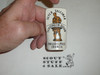 1962 Philadelphia Council Scouting in Action Super Salesman Leather Neckerchief Slide