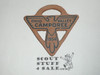 1954 Ohio Valley Council Camporee Leather Neckerchief Slide