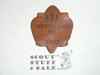 1954 Generic Westward Ho Leather Neckerchief Slide