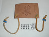 Leather Activity Award with Campfire and beads