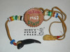 Camp Oljato 1962 STAFF leather and beads, Stanford Area Council