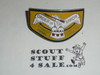 Order of the Arrow Lodge #252 Siwinis Wyandot Chapter Flap Shaped Metal Neckerchief Slide
