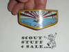 Order of the Arrow Lodge #498 Hinode Goya Flap Shaped Metal Neckerchief Slide