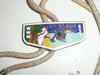 Order of the Arrow Lodge #531 Esselen Flap Shaped Metal Bolo Tie, lite use