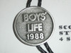 1988 Boys' Life Cast Metal Bolo Tie
