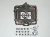 Circle B Scout Ranch Cast Bronze Neckerchief Slide, Old Baldy Council