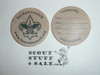 Far East Council Recruiting Boy Scout Wooden Nickel