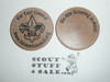 Far East Council "We Are Scouting in Asia" Boy Scout Wooden Nickel