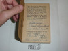 1935 Boy Scout Handbook, Third Edition, Rare 25th Anniversary Commemorative Printing, Silver Cover, 21st Printing, March 1935, Some Chipping and Wear to Cover and Spine