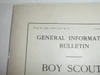 General Information Bulletin, March 1920 Printing, 48 Pages