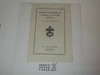 Policies Concerning the Issuance of Council Charters, A series of Interpretations #4, April 1920 Printing, 8 pages