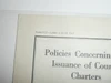 Policies Concerning the Issuance of Council Charters, A series of Interpretations #4, April 1920 Printing, 8 pages