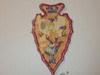 Order of the Arrow Lodge #278 Yo-Se-Mite 1965 Fourth Ho' No Vi Ceremonial Patch, glue/paper on back
