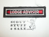 Order of the Arrow Lodge #354 Mayi x51 Lodge Adviser Segment Patch