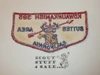 Order of the Arrow Lodge #395 Kowaunkamish f1a First Flap Patch, minor twill discoloration