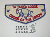 Order of the Arrow Lodge #488 Ta Tanka f1 First Flap Patch, small spot of paper on back