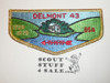 Order of the Arrow Lodge #43 Delmont s18 50th Anniversary Flap Patch