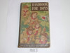 1949 Boy Scout Handbook, Fifth Edition, Second Printing, Don Ross Cover Artwork, good condition with some cover and spine wear, one star on last page