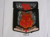 Order of the Arrow Lodge #383 Tahosa s35 + x11 2-piece Flap Patch Set, 2002 NOAC