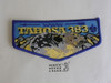 Order of the Arrow Lodge #383 Tahosa s33 Flap Patch