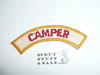 1970's Camp Emerald Bay Camper Segment Patch, top