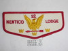 Order of the Arrow Lodge #12 Nentico f3 Flap Patch