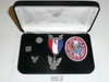 Eagle Scout Medal Set In Presentation Box, CFJ 3, Rectangle Box