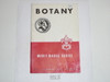 Botany Merit Badge Pamphlet, Type 5, Red/Wht Cover, 5-48 Printing