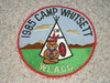 1985 Camp Whitsett Back/Jacket Patch - Scout