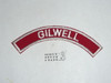 GILWELL Red/White Boy Scout Community Strip, sewn
