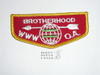 Order of the Arrow Trader Bill Brotherhood Flap Patch - Scout