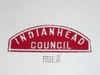 Indianhead Council Red/White Council Shoulder Patch - Boy Scout